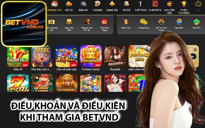 Điều khoản và điều kiện khi tham gia Betvnd